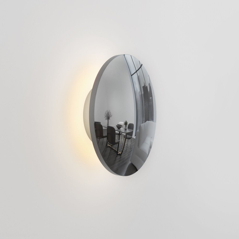5Вт плоский круглый настенный светильник подсветка 4000 чёрный жемчуг Mini Disc(MRL LED 1126)