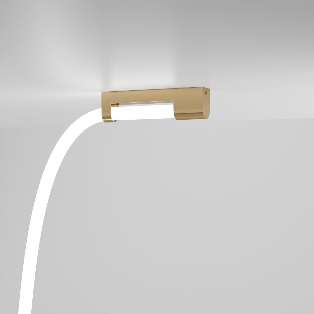 Торцевое накладное крепление для круглого гибкого неона «Full light» латунь (FL 28160)