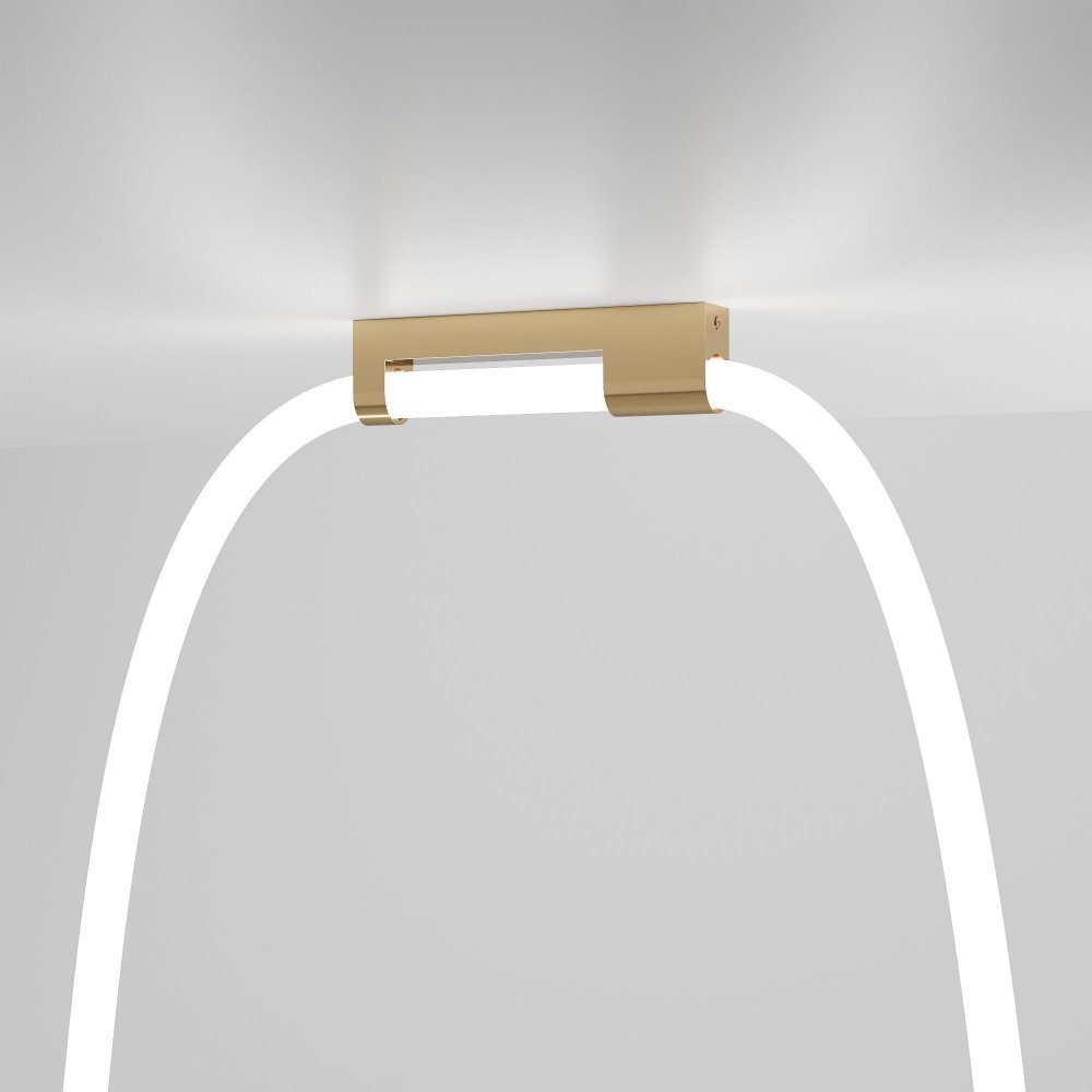 Накладное крепление для круглого гибкого неона «Full light» латунь (FL 28161)