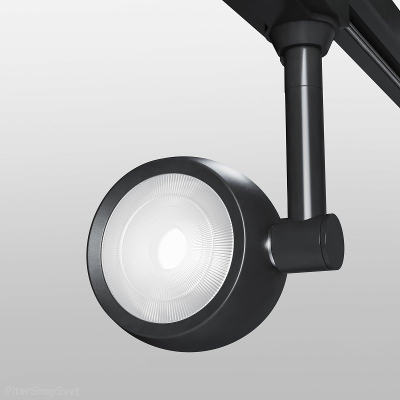 Трековый светодиодный светильник 12Вт 4200К Oriol Черный 12W 4200K (LTB48) однофазный