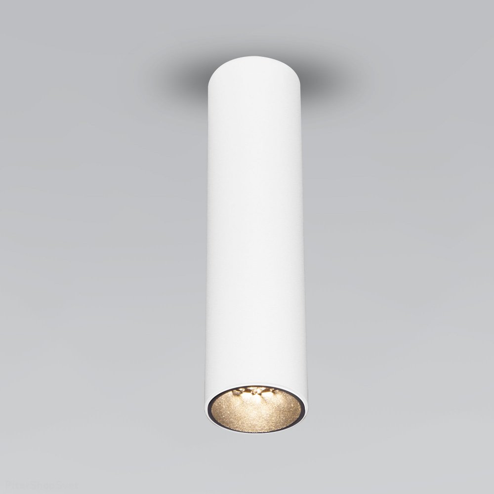 Накладной потолочный светильник цилиндр 6Вт 4200К белый Pika 6W (25031/LED) белый