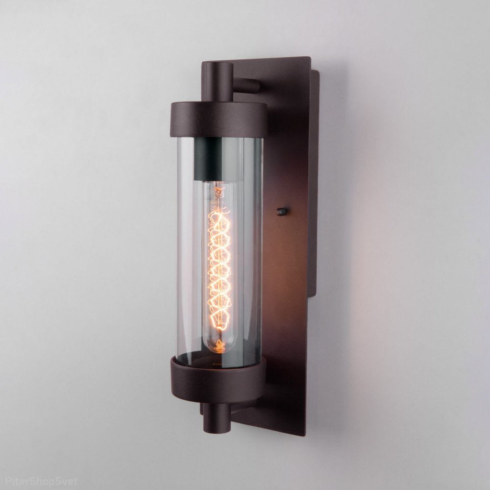 Уличный настенный светильник Pipe D (35151/D) коричневый