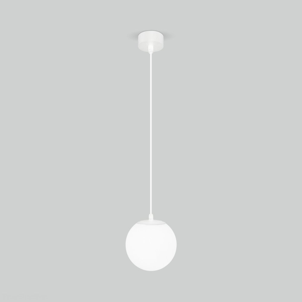 Белый уличный подвесной светильник шар Ø145 мм Sfera H белый D150 (35158/H)