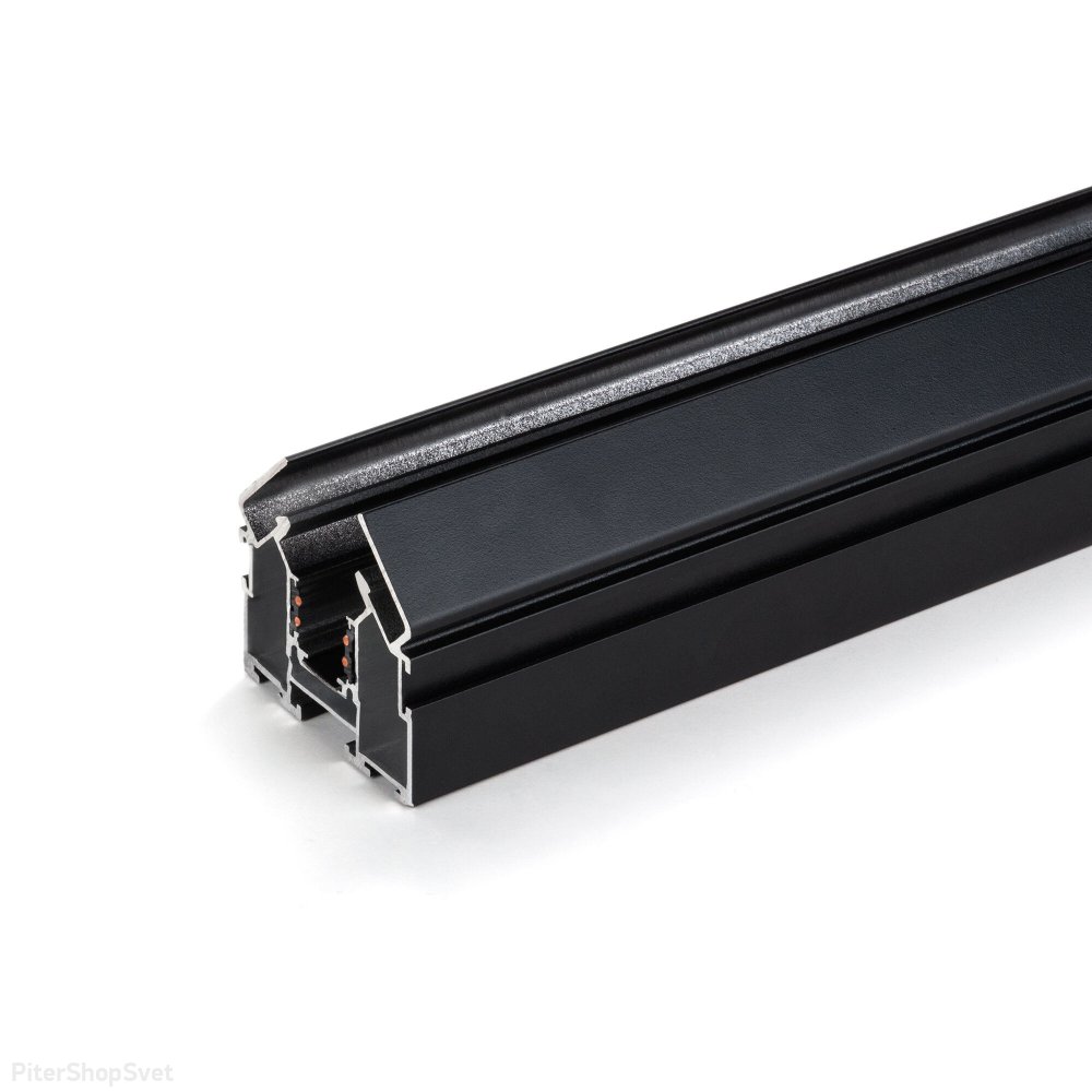 2м чёрный магнитный шинопровод в натяжной потолок Slim Magnetic 85123/00