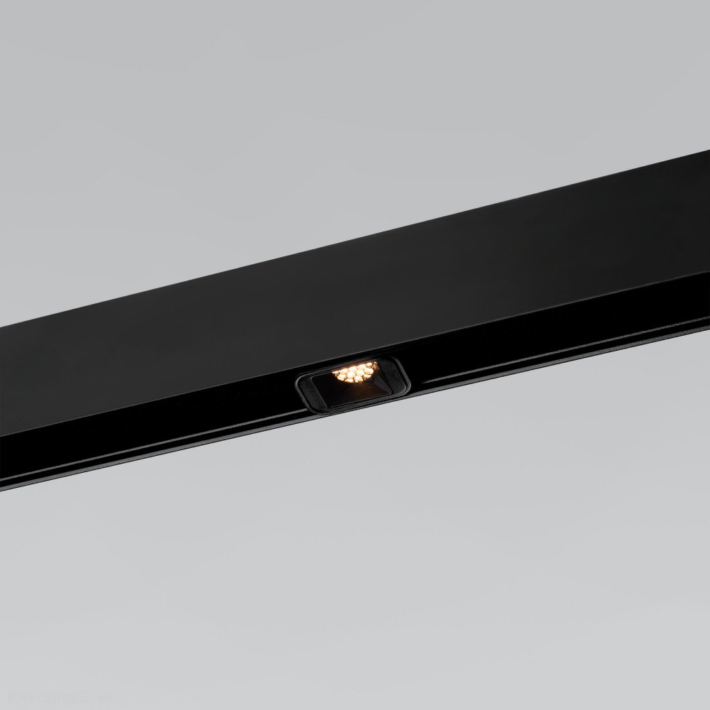 Крошечный магнитный трековый светильник 3Вт 4200К чёрный Slim Magnetic Tiny 85041/01