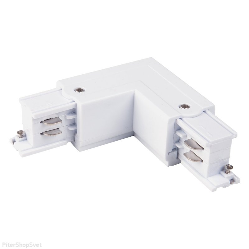 TRC-1-3-L-WH / Коннектор угловой для трехфазного шинопровода (белый)