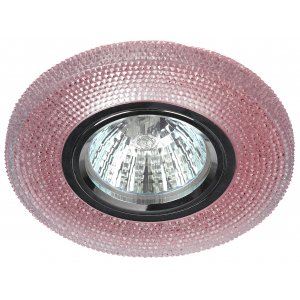 Встраиваемый розовый светильник с LED подсветкой «LED»