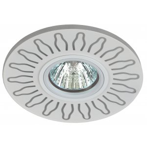 Встраиваемый белый светильник с LED подсветкой 4000К «LED»