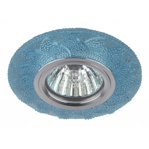 Встраиваемый голубой светильник с LED подсветкой «LED»