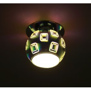 Встраиваемый светильник с 3D рисунком «Декор»