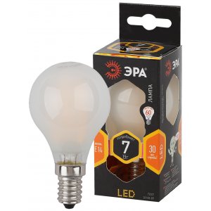 Лампочка Е14 7Вт 2700К матовая груша «F-LED P45»