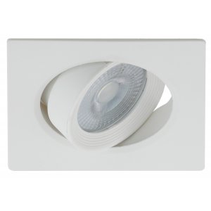 Белый квадратный поворотный встраиваемый светильник 5Вт 3000К «LED»