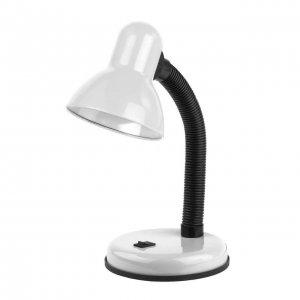 бело-чёрная гибкая настольная лампа «N-120»
