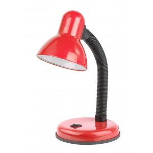 Красно-чёрная гибкая настольная лампа «N-211»