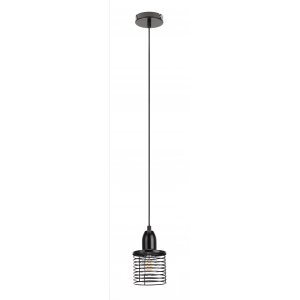 Чёрный подвесной светильник «Loft»