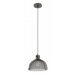 Чёрный подвесной светильник сетка «Loft»