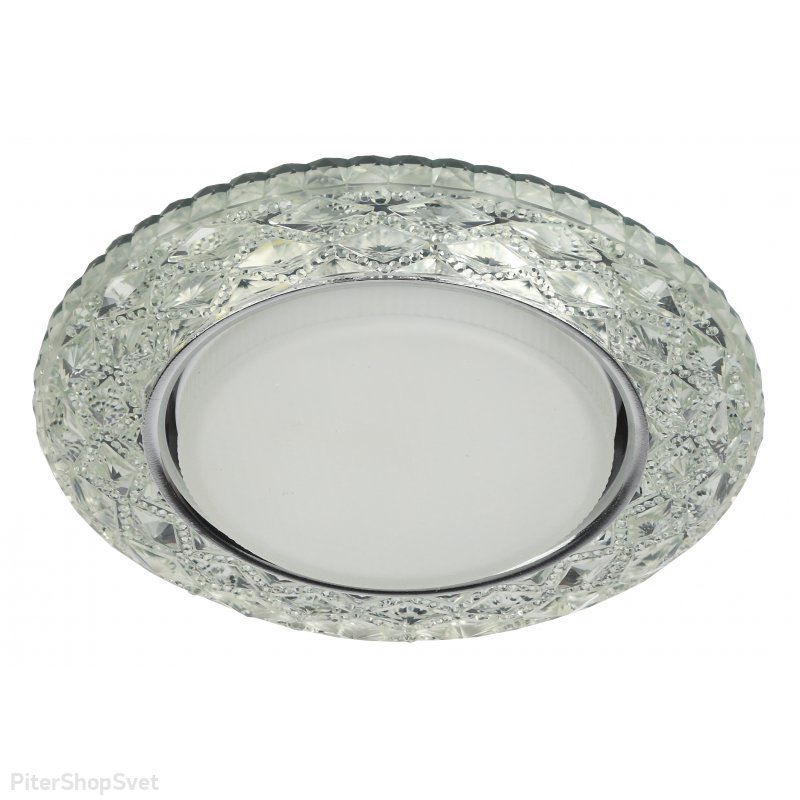 Встраиваемый светильник с LED подсветкой «LED» DK LD24 SL/WH
