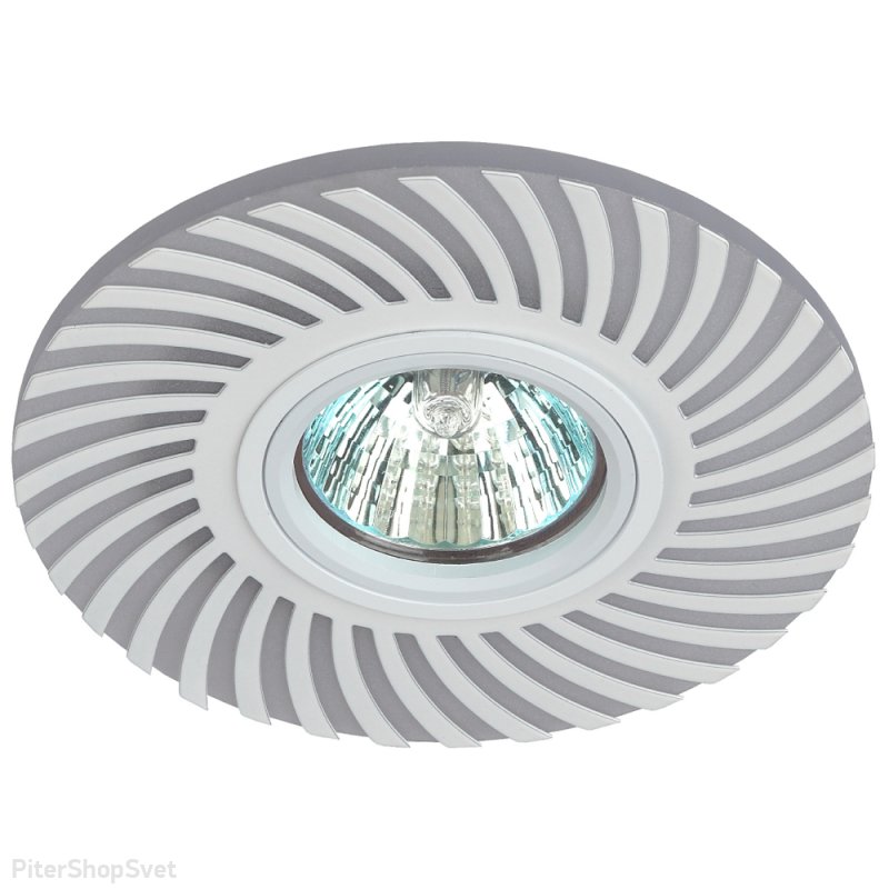 Встраиваемый светильник с LED подсветкой DK LD32 WH /1