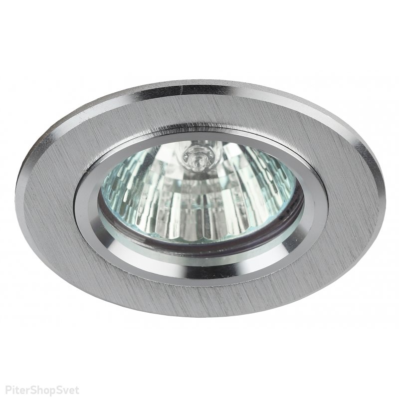 Встраиваемый светильник серебряного цвета «Алюминиевый» KL58 SL