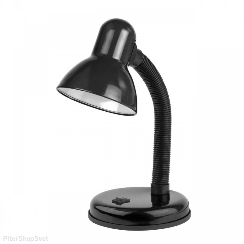 Чёрная гибкая настольная лампа «N-120» N-120-E27-40W-BK