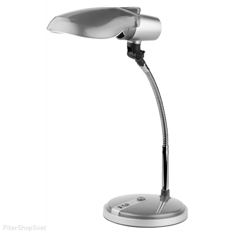 Настольная лампа серебряного цвета «NE-301» NE-301-E27-15W-S