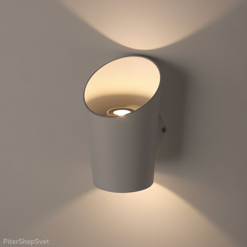 Белый настенный светильник для подсветки «Design» WL4 WH