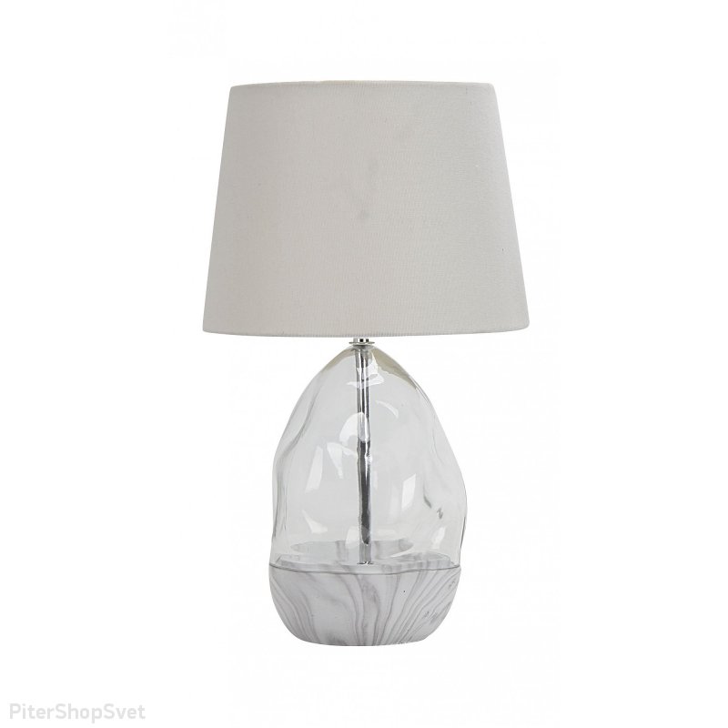 Настольная лампа со стеклянным основанием 10192/L