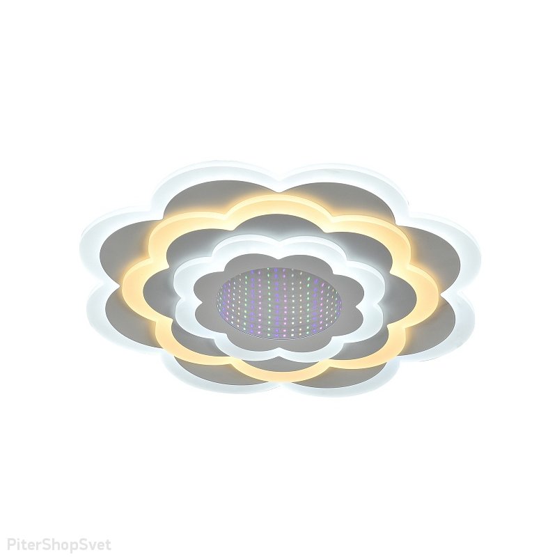 Светодиодная потолочная люстра цветок 100Вт 10279/S LED