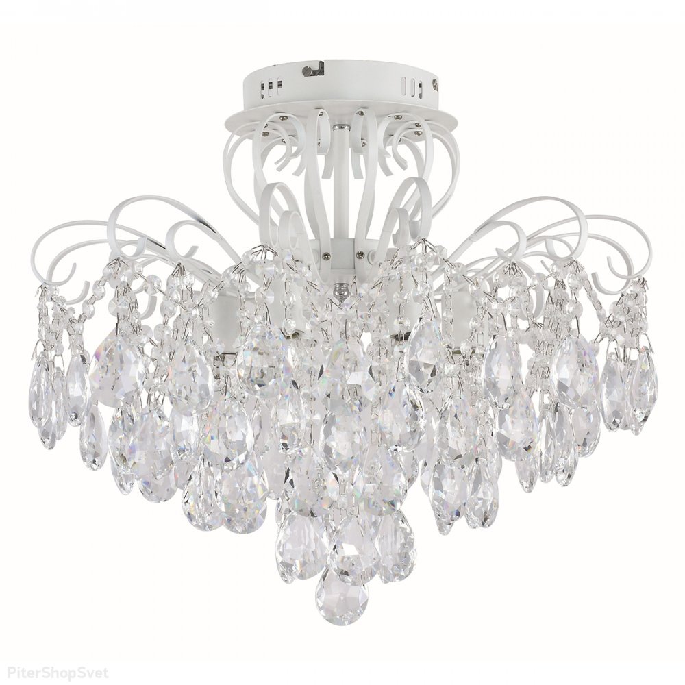 Потолочная люстра с хрустальными подвесками «WALTZ» 1121/6PL