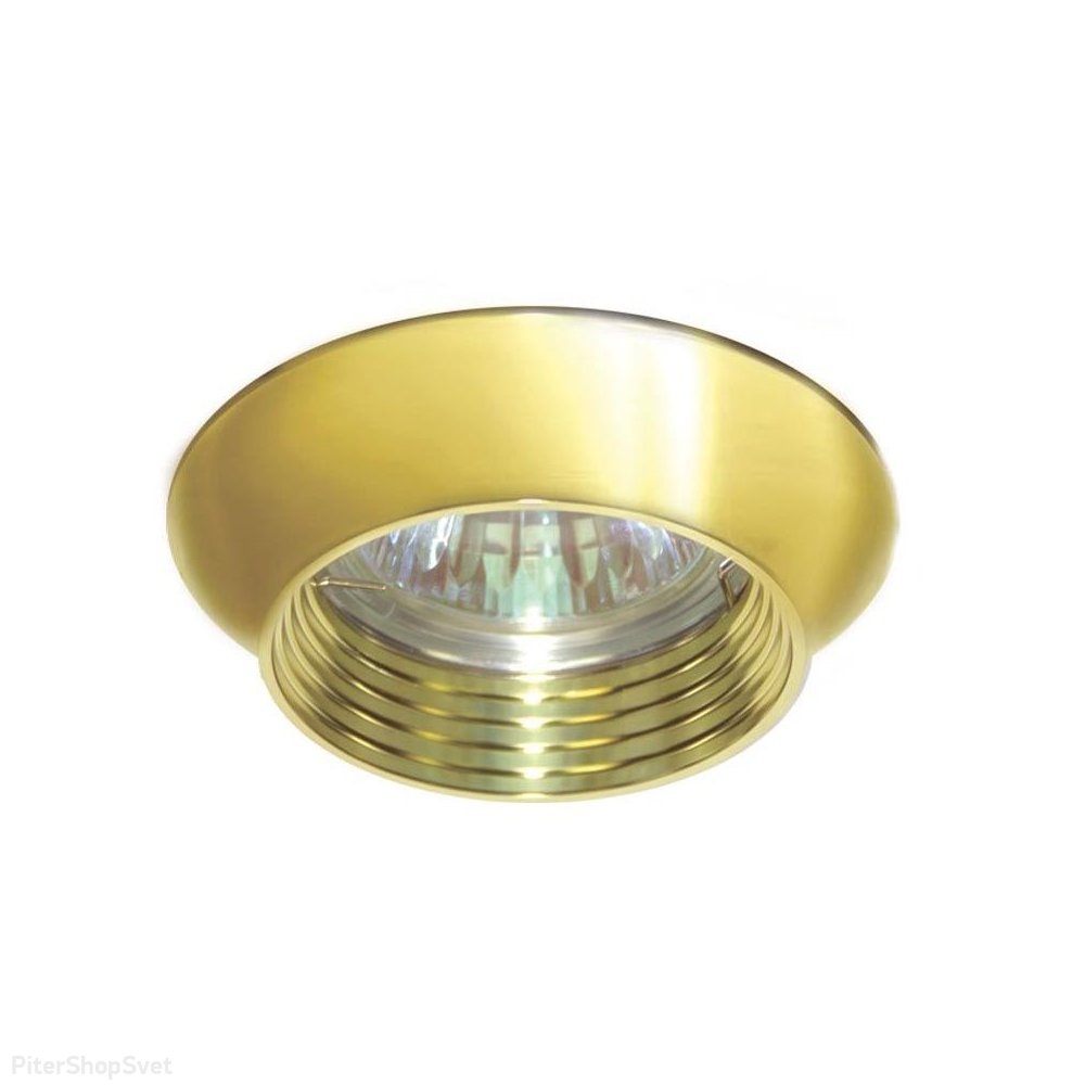 Встраиваемый светильник золотого цвета «LECCO» 231081