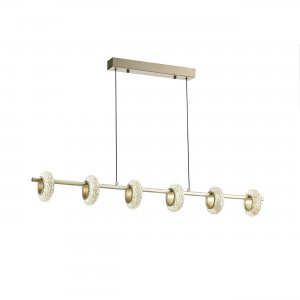 Длинный подвесной светильник с кольцами 30Вт 4000К «Gravity»