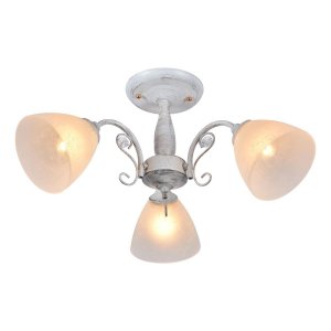 Трёхрожковая потолочная люстра