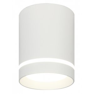 Белый накладной потолочный светильник цилиндр 9Вт 4200К