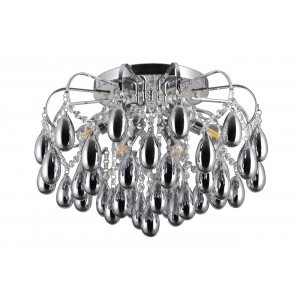 Потолочная люстра с дымчатыми подвесками