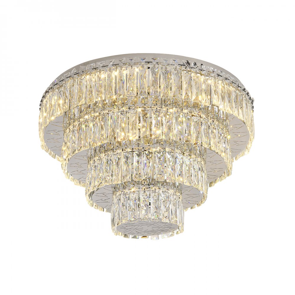 Хрустальная потолочная люстра каскад с пультом «SUBLIME» 562/A LED