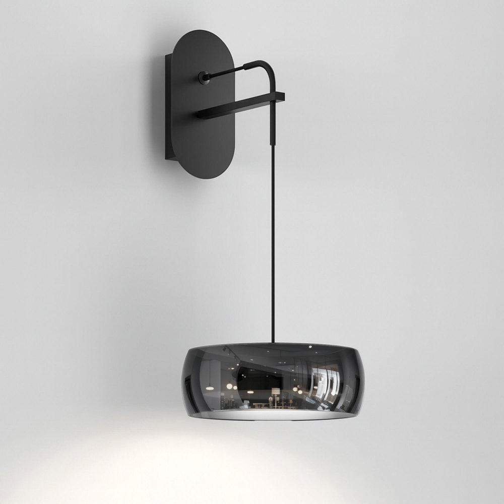 Настенный светильник с подвесным плафоном «Noir» 201052 LED черный