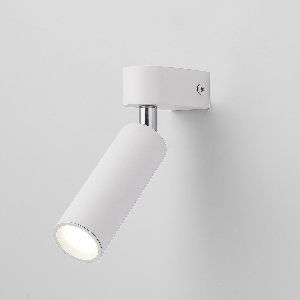 Белый поворотный светильник спот 3Вт 4200К «Pitch» 20143/1 LED белый
