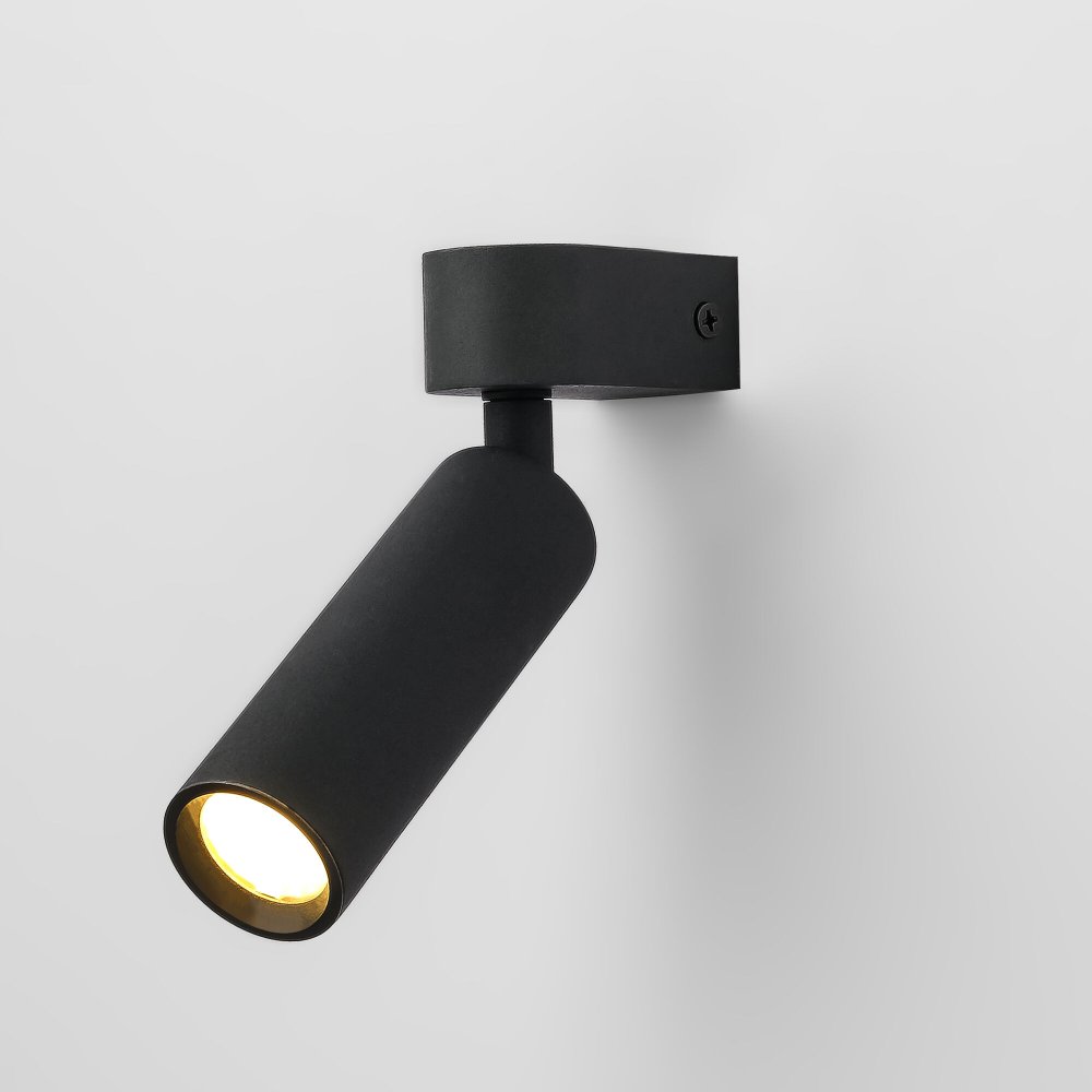 Чёрный поворотный светильник спот 3Вт 4200К «Pitch» 20143/1 LED черный