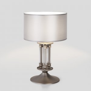 Настольная лампа с серебристым абажуром «Adagio»