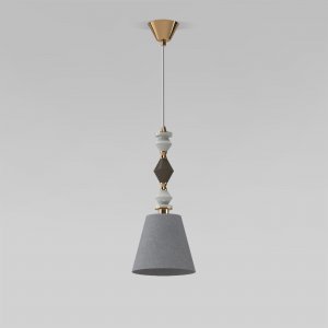 Подвесной светильник с керамическим декором «Olaria»