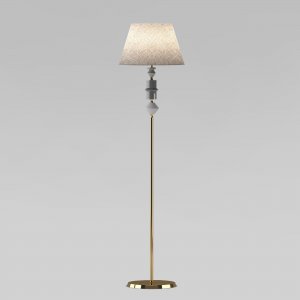 Напольный торшер с керамическим декором «Olaria»