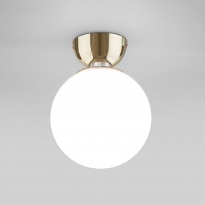 Настенно-потолочный светильник шар D18см, золотой/белый «Bubble»