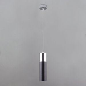 Светодиодный подвесной светильник «Double Topper» 50135/1 LED хром/черный