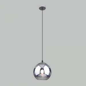 Подвесной светильник шар 18см «Rowan» дымчатый