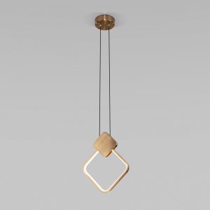 Подвесной светильник квадрат 11В 4200К бронзовый «Style»