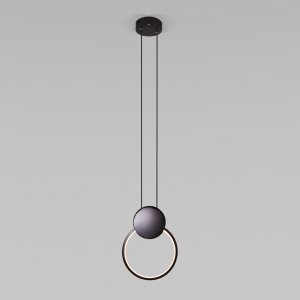 Подвесной светильник кольцо чёрный жемчуг «Style»