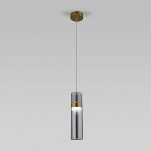 Подвесной светильник латунь/дымчатый «Lumen»