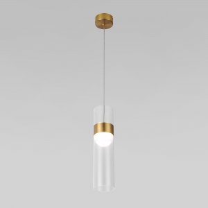 Подвесной светильник латунь/прозрачный «Lumen»