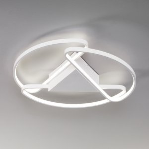 Белый потолочный светильник с пультом 126Вт «Kristo»