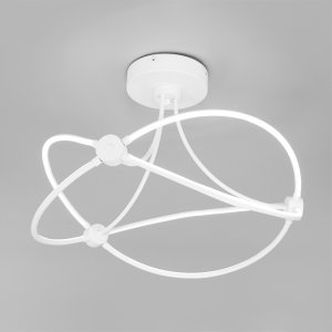 Белая светодиодная люстра 100Вт со смарт управлением «Petto»
